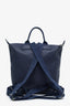 Longchamp Navy Leather Le Pliage Backpack