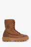 Hermès Taupe Nylon "Fresh" Ankle Boots Size 39