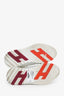 Hermès White Mesh Suede Goatskin Bouncing Sneakers Size 37