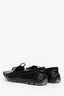Prada Black Patent Bow Loafers Size 35