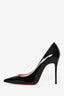 Christian Louboutin Black Patent Leather Kate 100 Heels Size 36.5
