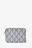 Christian Dior Grey Canvas Signature CD Diamond Messenger