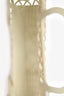 Fendi White Logo Basket Top Handle Bag