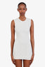 Fendi White FF Logo Print Mini Dress Size 40