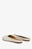 Maison Margiela White Distressed Suede Tabi Mule Size 40