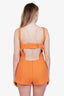 Gucci Orange Wool Logo Romper Size 40