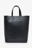 Celine Black Grained Calfskin Vertical Small Cabas Tote