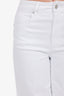 Paige White Denim Sasha Straight Leg Jeans Size 27