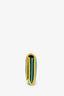 Miu Miu Blue/Yellow Matelassé Leather Continental Wallet with Cardcase