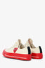 Comme des Garcons Play x Converse Cream/Red Platform Low Top Sneaker Size 9