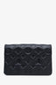 Louis Vuitton Black Empreinte Leather Monogram Pochette Coussin Bag with Chain