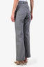 Max Mara Grey Denim Wide Leg Jeans Size 4