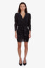 Ba&sh Black/White Polka Dot Sheer Mini Dress Size M