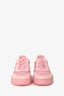 Stuart Weitzman Light Pink Rubber Leather Brooklyn Sneaker Size 10