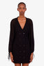 Frame Black Double Breasted Blazer Dress Size XS
