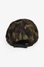 Prada Green/Black Camouflage Nylon Baseball Cap Size M