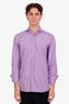 Chemise Ralph Lauren en coton violet à boutons, taille M