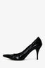 Prada Black Patent Pump Size 41