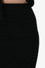 Vince Black Knit Beaded Pencil Skirt with Slit Size XS
