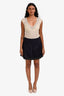 Prada Navy Blue Pleated Mini Skirt Size 40