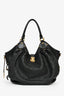 Louis Vuitton Black Mahina Leather Shoulder Bag