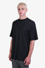 Balenciaga Black Cotton Care Label T-Shirt Size S Men's