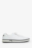 Prada White Leather Logo Sneakers Size 12 Mens