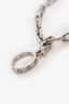 Cartier Vintage 18K White Gold Cartier De Santos Small Chain 4-Charm Bracelet Set