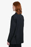 Toteme Dark Grey Wool Double Breasted Blazer Size 36
