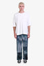 Issey Miyake Homme Plisse Blue Patterned Pants Size 1 Men's