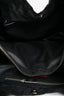 Valentino Black Python Embossed Leather Nuage Bow Hobo Bag