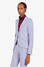 Smythe Purple Single Breasted Duchess Blazer Size 2