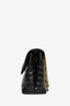 Saint Laurent Black Smooth Leather Large Loulou Shoulder Bag