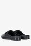 Pre-loved Chanel™ 2025 Black Quilted Lambskin Mules Size 38