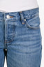 Frame x Amelia Grey Light Blue Wide Leg Jeans Size 26