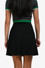 Maje Black High Waisted Pleated Skirt Size 34