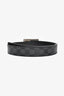Louis Vuitton 2011 Damier Graphite/Black Canvas Reversible 'Inventeur' Belt Size 36 (90)