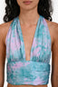 Lovers and Friends Blue/Purple Halter Neck Tube Top Size XS