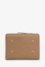 Maison Margiela Brown Grained Leather Four Stitches Wallet