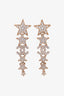 Pre-loved Chanel™ Crystal CC Star Long Drop Earrings