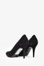 Hermès Black Suede Pumps Size 36