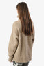 Isabel Etoile Marant Beige Alpaca Blend Turtleneck Sweater Size 34