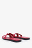 Hermès Rose Fuchsia Oran Sandals Size 37
