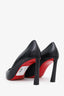 Christian Louboutin Black Leather Condora 100 Heels Size 40