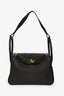 Hermès 2017 Black Clemence Leather Lindy 26 GHW