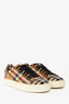Burberry Beige Canvas Check Sneakers Size 36