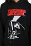Christopher Kane Black 'Techno' Graphic Hoodie Size XS