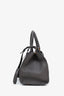 Saint Laurent Grey Leather Medium Cabas ChYc Bag With Strap