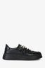 Gucci Black/White Leather GG Embossed Platform Sneakers Size 11 Mens