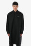 Valentino Black Wool Cashmere Long Coat Mens Size 48